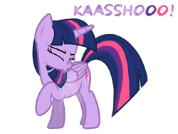 Size: 2048x1536 | Tagged: safe, artist:proponypal, character:twilight sparkle, character:twilight sparkle (alicorn), species:alicorn, species:pony, female, mare, mucus, nostrils, sneezing, sneezing fetish, snot, solo, spray, wings