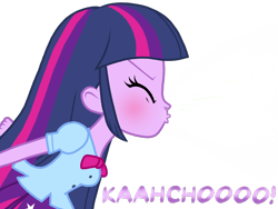Size: 2048x1536 | Tagged: safe, artist:proponypal, character:twilight sparkle, my little pony:equestria girls, breasts, female, mucus, nose, nostrils, sneezing, sneezing fetish, snot, solo, spit, spray