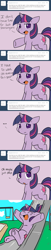 Size: 662x3270 | Tagged: safe, artist:lustrous-dreams, character:twilight sparkle, ask filly twilight, ask, comic, cute, female, filly, slide, solo, tumblr, younger