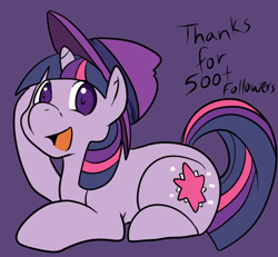 Size: 650x600 | Tagged: safe, artist:lustrous-dreams, character:twilight sparkle, ask filly twilight, ask, clothing, female, filly, hat, solo, tumblr, younger