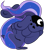 Size: 1600x1800 | Tagged: safe, artist:bri-sta, artist:yanoda, character:princess luna, species:alicorn, species:pony, g4, absurd resolution, cute, eyes closed, female, filly, foal, simple background, solo, svg, transparent background, underhoof, vector, woona