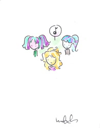 Size: 574x736 | Tagged: safe, artist:katiecandraw, character:adagio dazzle, character:aria blaze, character:sonata dusk, equestria girls:rainbow rocks, g4, my little pony: equestria girls, my little pony:equestria girls, the dazzlings, traditional art, watercolor painting