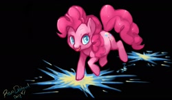 Size: 2088x1211 | Tagged: safe, artist:revadiehard, character:pinkie pie, species:earth pony, species:pony, female, looking at you, mare, solo