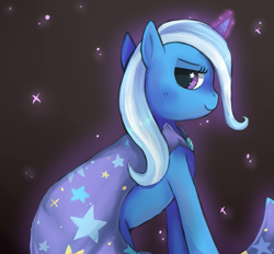 Size: 891x826 | Tagged: safe, artist:cherivinca, character:trixie, species:pony, species:unicorn, female, mare, smiling, solo