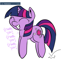 Size: 650x660 | Tagged: safe, artist:lustrous-dreams, character:twilight sparkle, ask filly twilight, ask, eyes closed, female, filly, solo, tumblr, younger