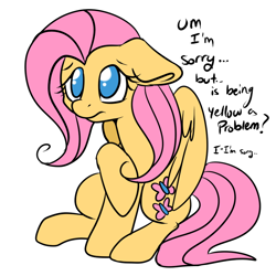 Size: 800x800 | Tagged: safe, artist:lustrous-dreams, character:fluttershy, ask, female, solo, tumblr