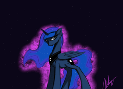 Size: 1000x728 | Tagged: safe, artist:xxmarkingxx, character:princess luna, female, frown, solo