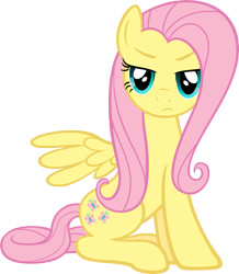 Size: 3412x3915 | Tagged: safe, artist:moongazeponies, character:fluttershy, bridlemaids, high res, simple background, transparent background, unamused, vector