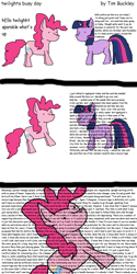 Size: 1000x2000 | Tagged: safe, artist:rapidstrike, character:pinkie pie, character:twilight sparkle, comic, ms paint, text