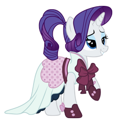 Size: 4889x5000 | Tagged: safe, artist:kooner-cz, character:rarity, episode:rarity investigates, g4, my little pony: friendship is magic, .psd available, absurd resolution, alternate hairstyle, clothing, detective rarity, dress, female, simple background, solo, transparent background, vector