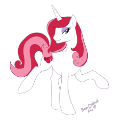 Size: 1630x1636 | Tagged: safe, artist:revadiehard, oc, oc only, oc:rosemary, species:pony, species:unicorn, female, mare, simple background, solo, transparent background
