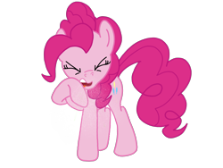 Size: 2048x1536 | Tagged: safe, artist:proponypal, character:pinkie pie, female, nostrils, simple background, sneezing, solo, spray, transparent background, vector