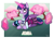 Size: 1577x1105 | Tagged: safe, artist:serenepony, character:twilight sparkle, character:twilight sparkle (scitwi), species:alicorn, species:pony, alicornified, book, cherry blossoms, clothing, crystal prep academy uniform, digital art, equestria girls outfit, equestria girls ponified, female, flower, flower blossom, glasses, looking at you, looking up, looking up at you, lying down, magic, mare, ponified, race swap, school uniform, scitwilicorn, simple background, solo, species swap, tree