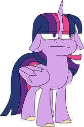 Size: 540x813 | Tagged: safe, artist:taaffeite, derpibooru original, character:twilight sparkle, character:twilight sparkle (alicorn), species:alicorn, species:pony, :i, colored hooves, female, floppy ears, grumpy, mare, simple background, solo, transparent background