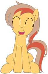 Size: 3200x4900 | Tagged: safe, artist:torvusil, imported from derpibooru, oc, oc only, oc:applejuice, species:earth pony, species:pony, 2020 community collab, derpibooru community collaboration, digital art, female, high res, krita, mare, simple background, smiling, solo, standing, transparent background