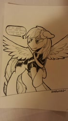 Size: 720x1280 | Tagged: safe, artist:braeburned, imported from derpibooru, oc, oc only, oc:valiance, species:pony, solo, traditional art