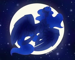 Size: 1920x1536 | Tagged: safe, artist:mythicvixen, character:princess luna, species:alicorn, species:pony, g4, moon, solo