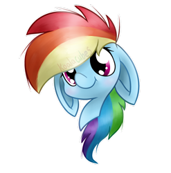 Size: 1024x1038 | Tagged: safe, artist:amberlea-draws, character:rainbow dash, blushing, cute, female, floppy ears, simple background, solo, transparent background, watermark