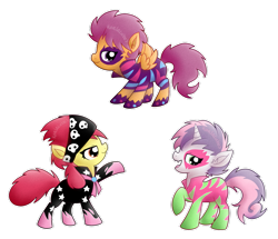 Size: 1024x881 | Tagged: safe, artist:amberlea-draws, character:apple bloom, character:scootaloo, character:sweetie belle, episode:the show stoppers, g4, my little pony: friendship is magic, cutie mark crusaders, show stopper outfits, simple background, transparent background