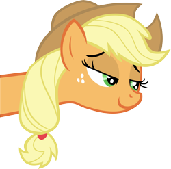 Size: 7625x7537 | Tagged: safe, artist:choopy, character:applejack, absurd resolution, simple background, transparent background, vector