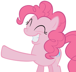 Size: 7500x7100 | Tagged: safe, artist:choopy, character:pinkie pie, absurd resolution, simple background, transparent background, vector