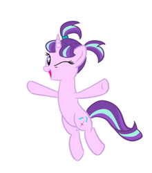 Size: 462x526 | Tagged: safe, artist:paking pie, character:starlight glimmer, species:pony, species:unicorn, cute, female, filly, filly starlight glimmer, glimmerbetes, pigtails, simple background, solo, vector, white background, younger