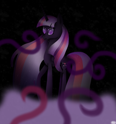 Size: 1600x1700 | Tagged: safe, artist:norica-official, character:nightmare twilight sparkle, character:twilight sparkle, corrupted, female, solo