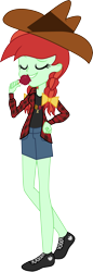 Size: 2047x5980 | Tagged: safe, artist:lunarina, character:candy apples, my little pony:equestria girls, apple family member, candy apple (food), equestria girls-ified, female, simple background, solo, transparent background, vector