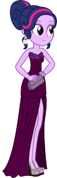 Size: 694x2142 | Tagged: safe, artist:shabrina025, character:twilight sparkle, my little pony:equestria girls, alternate costumes, alternate hairstyle, clothing, dress, earring, feet, female, high heels, necklace, open-toed shoes, piercing, sandals, solo, toes