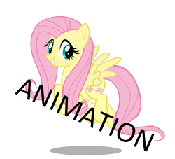 Size: 575x522 | Tagged: safe, artist:archonitianicsmasher, character:fluttershy, animated, female, flash, solo