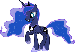 Size: 5000x3449 | Tagged: safe, artist:weegeestareatyou, character:princess luna, .svg available, female, simple background, solo, transparent background, vector