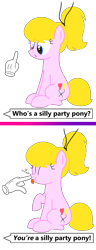 Size: 1655x4323 | Tagged: safe, artist:sny-por, oc, oc only, oc:lola balloon, species:earth pony, species:pony, :o, :t, blep, boop, cute, dialogue, eyes closed, female, gloves, hand, heart, looking at something, mare, ocbetes, open mouth, ponytail, raised hoof, scrunchy face, silly, silly pony, simple background, sitting, smiling, solo focus, speech bubble, text, tongue out, transparent background