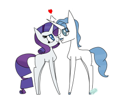 Size: 1400x1200 | Tagged: safe, artist:rai2n, character:fancypants, character:rarity, ship:raripants, male, shipping, simple background, straight, transparent background