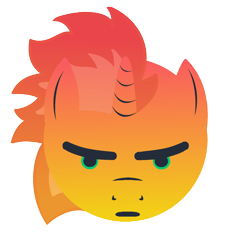 Size: 1500x1550 | Tagged: safe, artist:the barbaric brony, oc, oc only, oc:ember flare, species:pony, species:unicorn, angry, ears, emoji, face, facebook, facebook reactions, green eyes, horn, male, meme, parody, reaction, simple background, solo, stallion, transparent background
