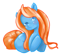 Size: 1122x1038 | Tagged: safe, artist:cloverminto, species:earth pony, species:pony, g3, female, mare, prone, simple background, solo, transparent background, waterfire