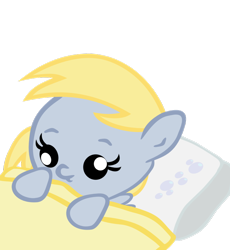 Size: 900x977 | Tagged: safe, artist:jrk08004, character:derpy hooves, species:pony, baby, baby pony, bed, cute, dawwww, female, foal, simple background, smiling, solo, transparent background, vector