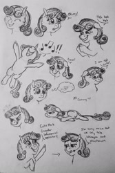 Size: 2067x3094 | Tagged: safe, artist:ambergerr, character:sweetie belle, female, solo, traditional art