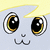 Size: 50x50 | Tagged: safe, artist:bradleydoom, character:derpy hooves, species:pegasus, species:pony, animated, female, gif, mare, solo