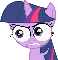 Size: 5498x5716 | Tagged: safe, artist:choopy, character:twilight sparkle, character:twilight sparkle (unicorn), species:pony, species:unicorn, episode:the crystal empire, g4, my little pony: friendship is magic, absurd resolution, eyes, female, mare, reaction image, simple background, solo, special eyes, transparent background, vector