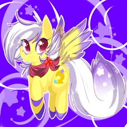 Size: 894x894 | Tagged: safe, artist:sugaryrainbow, oc, oc only, oc:star dasher, species:pegasus, species:pony, colored wings, colored wingtips, female, mare