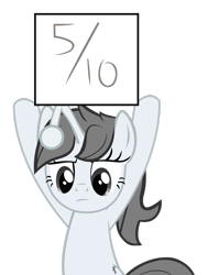 Size: 900x1189 | Tagged: safe, artist:pinkiepi314, oc, oc only, oc:apathia, species:pony, species:unicorn, ponified, reddit, score card, sign, simple background, solo, transparent background, vector