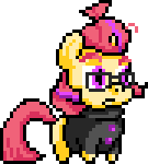 Size: 135x150 | Tagged: safe, artist:sonicboy112, character:moondancer, species:pony, animated, day dreaming derpy, female, gif, pixel art, simple background, solo, transparent background