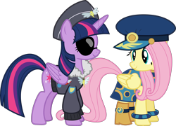 Size: 5687x4089 | Tagged: safe, artist:tralomine, character:fluttershy, character:twilight sparkle, character:twilight sparkle (alicorn), species:alicorn, species:pegasus, species:pony, episode:testing testing 1-2-3, g4, my little pony: friendship is magic, .svg available, absurd resolution, duo, female, mare, simple background, transparent background, vector