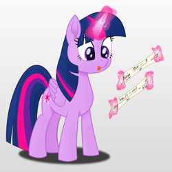 Size: 4945x4945 | Tagged: safe, artist:fluttershy_z, character:twilight sparkle, character:twilight sparkle (alicorn), species:alicorn, species:pony, newbie artist training grounds, absurd resolution, atg 2017, female, magic, pun, solo, telekinesis, tongue out, visual gag