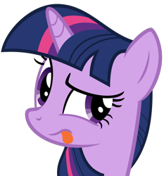 Size: 7058x7572 | Tagged: safe, artist:fallingferret, character:twilight sparkle, character:twilight sparkle (unicorn), species:pony, species:unicorn, episode:the crystal empire, g4, my little pony: friendship is magic, absurd resolution, female, simple background, solo, tongue out, transparent background, vector