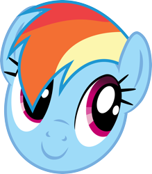 Size: 3502x4000 | Tagged: safe, artist:namelesshero2222, character:rainbow dash, species:pony, .svg available, bust, female, high res, portrait, simple background, solo, transparent background, vector