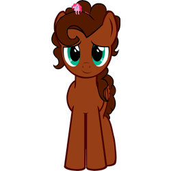 Size: 1200x1200 | Tagged: safe, artist:thequeen, character:pinkie pie, oc, oc:cracker, 2018 community collab, derpibooru community collaboration, looking at you, plushie, simple background, transparent background
