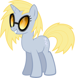 Size: 3857x4000 | Tagged: safe, artist:namelesshero2222, character:derpy hooves, character:dj pon-3, character:vinyl scratch, species:pony, species:unicorn, female, high res, mare, palette swap, recolor, simple background, solo, transparent background, vector