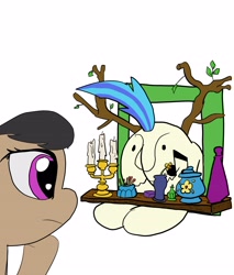 Size: 2819x3309 | Tagged: safe, artist:platypus in a can, character:dj pon-3, character:octavia melody, character:vinyl scratch, species:pony, anatomically incorrect, incorrect leg anatomy, reaction, rear view, stuck, winnie the pooh