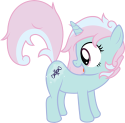 Size: 5066x4994 | Tagged: safe, artist:fallingcomets, oc, oc only, species:pony, species:unicorn, absurd resolution, cutiespark, female, filly, simple background, transparent background, vector